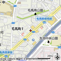 丸尾竹材店周辺の地図