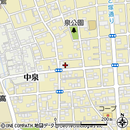 静岡県磐田市国府台89-25周辺の地図