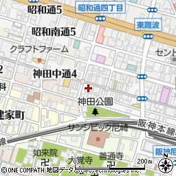 株式会社ニシダヤ　中央店周辺の地図