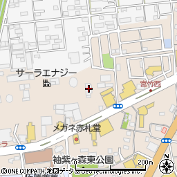 静岡県浜松市中央区西塚町1周辺の地図
