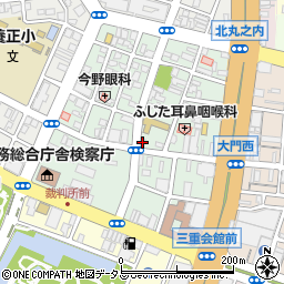 クレール中央周辺の地図