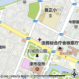 日本放送協会津放送局周辺の地図