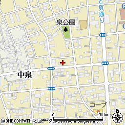 静岡県磐田市国府台89周辺の地図