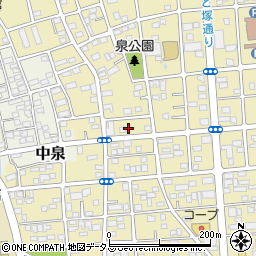 静岡県磐田市国府台89周辺の地図