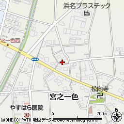 静岡県磐田市宮之一色46-1周辺の地図
