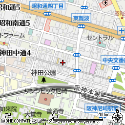 大阪新世界の串かつ 総本山 尼崎二号店周辺の地図