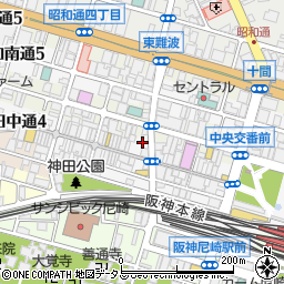 中華そば専門店天下一品阪神尼崎店周辺の地図