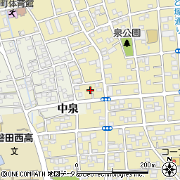 静岡県磐田市国府台558周辺の地図