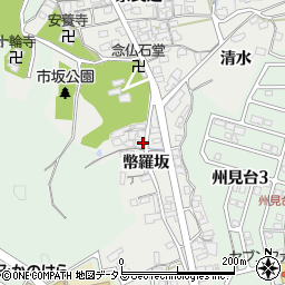 京都府木津川市市坂幣羅坂周辺の地図