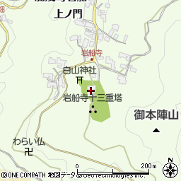 岩船寺周辺の地図