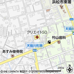 静岡県浜松市中央区和田町104周辺の地図