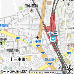 時代屋西店周辺の地図