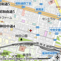 ザ・サンラウンジ尼崎店周辺の地図