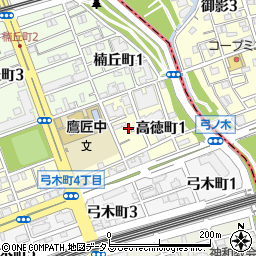 〒657-0025 兵庫県神戸市灘区高徳町の地図