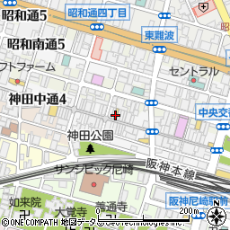 ベローチェ尼崎神田中通店周辺の地図