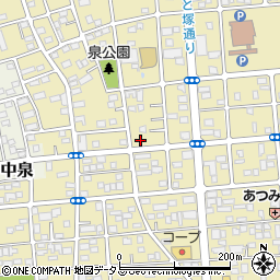 静岡県磐田市国府台87-34周辺の地図