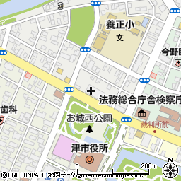 ＮＨＫ津放送局受付・案内周辺の地図