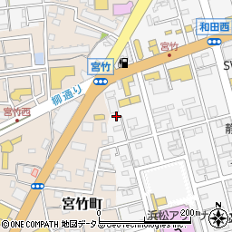 静岡県浜松市中央区和田町816周辺の地図