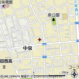 静岡県磐田市国府台557周辺の地図