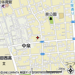 静岡県磐田市国府台557周辺の地図