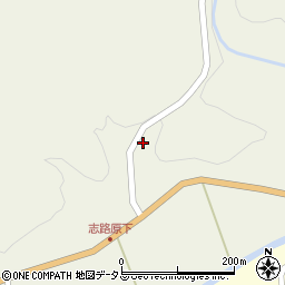 広島県山県郡北広島町志路原131周辺の地図