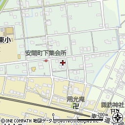静岡県浜松市中央区安間町623周辺の地図