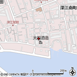 太田酒造株式会社　灘工場周辺の地図