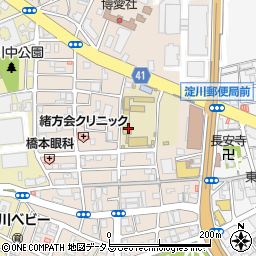 大阪府大阪市淀川区十三元今里周辺の地図