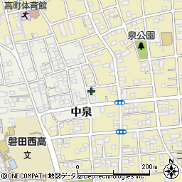 静岡県磐田市国府台553周辺の地図