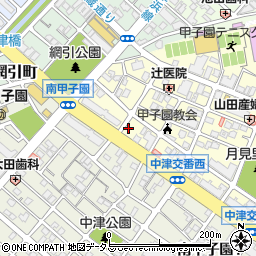 株式会社甲子園ユニフォーム周辺の地図