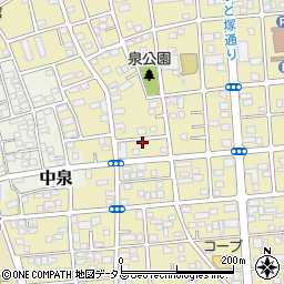 静岡県磐田市国府台89-4周辺の地図