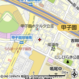 サンパレス甲子園周辺の地図