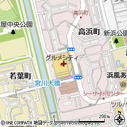 株式会社ダイエー　芦屋浜店周辺の地図