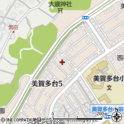 兵庫県神戸市西区美賀多台5丁目6周辺の地図