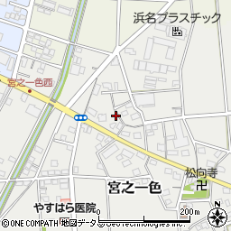静岡県磐田市宮之一色37-1周辺の地図