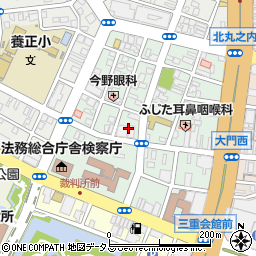朝日新聞社津総局周辺の地図