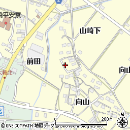愛知県豊橋市船渡町向山25周辺の地図