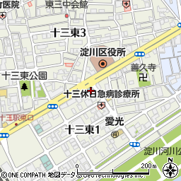 東陽保険代行株式会社関西営業部周辺の地図