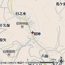 愛知県南知多町（知多郡）豊浜（初神）周辺の地図
