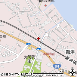 静岡県湖西市鷲津374周辺の地図