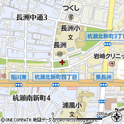稲川東公園周辺の地図