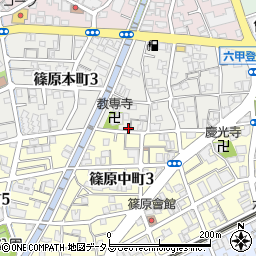 篠原会館別館周辺の地図