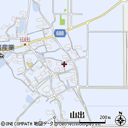 三重県伊賀市山出906周辺の地図