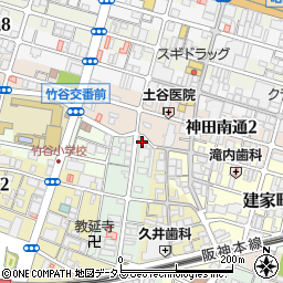 兵庫県尼崎市西本町8丁目353周辺の地図