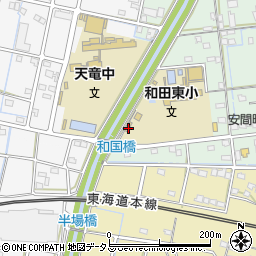 静岡県浜松市中央区安間町472周辺の地図