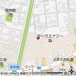 静岡県浜松市中央区西塚町186周辺の地図