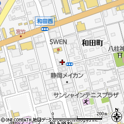 静岡県浜松市中央区和田町886周辺の地図