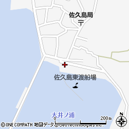 西尾市役所　佐久島東渡船場周辺の地図
