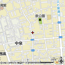 静岡県磐田市国府台2637周辺の地図