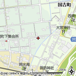 静岡県浜松市中央区安間町583周辺の地図